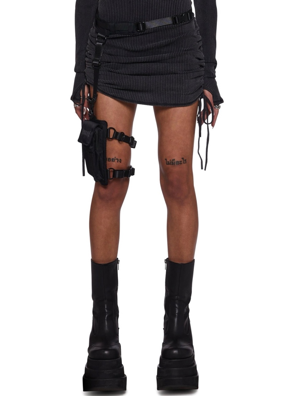Darker Ways snare leg garter utility belt bag Raves Concerts Cosplay Party - Picture 3 of 6